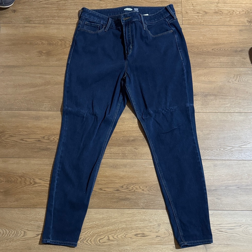 Old Navy Women's Dark Blue Skinny Jeans
